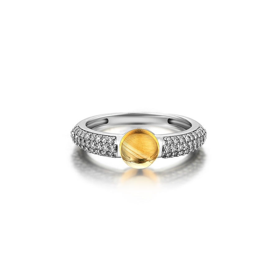 Lorraine Citrine 18K Gold Ring