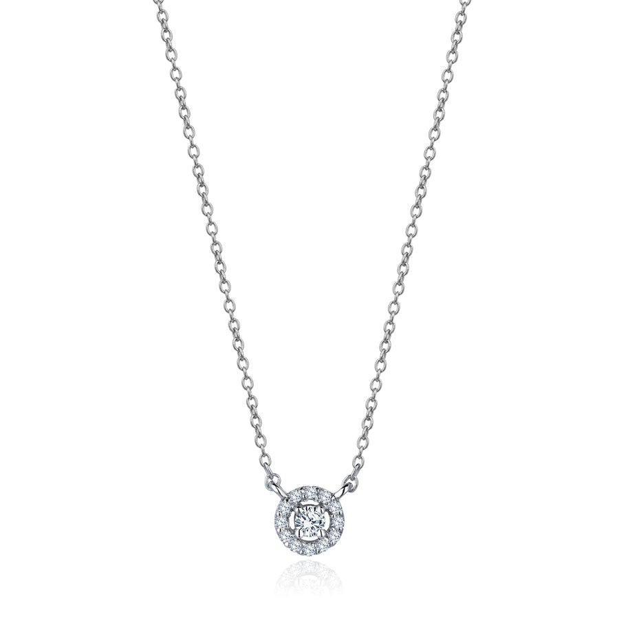 Chole 18K White Gold Diamond Necklace