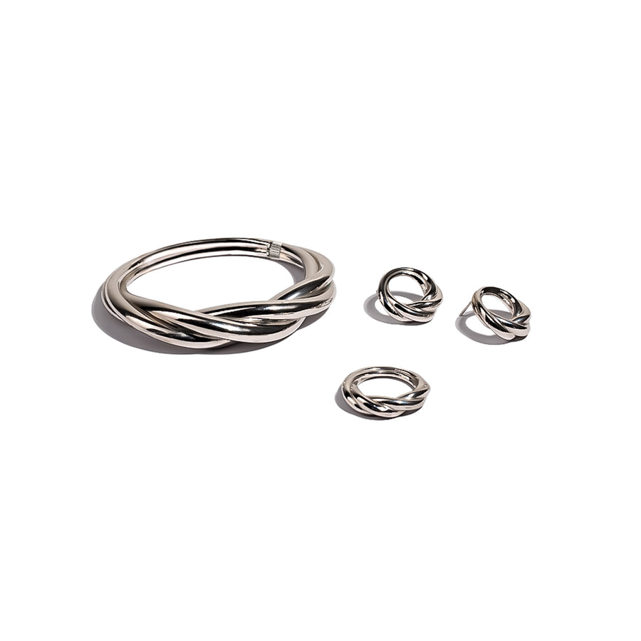 Amorce Earring | Silver
