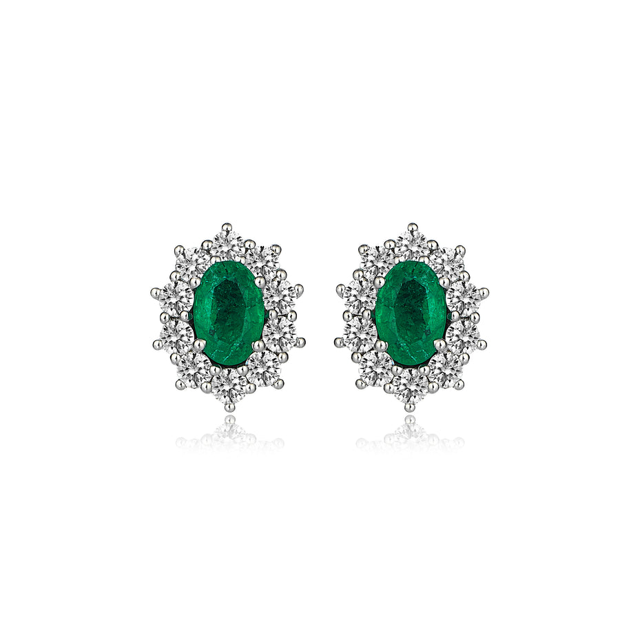 Maha Emerald Earrings