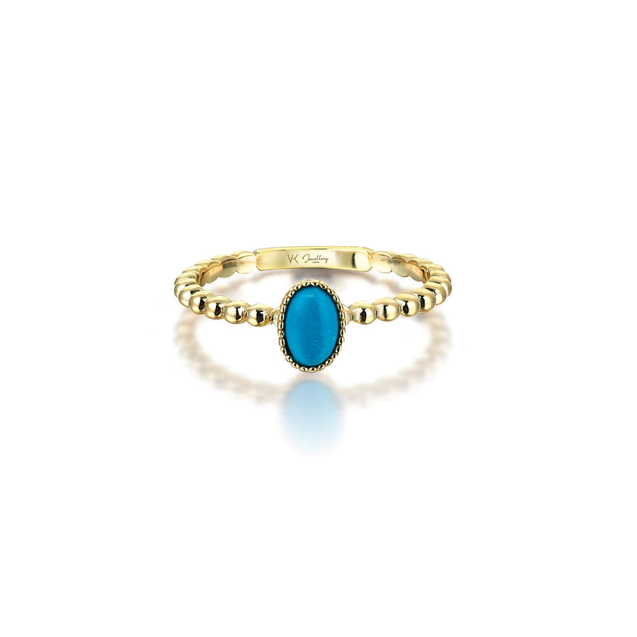 Heather Turquoise 14K Gold Ring
