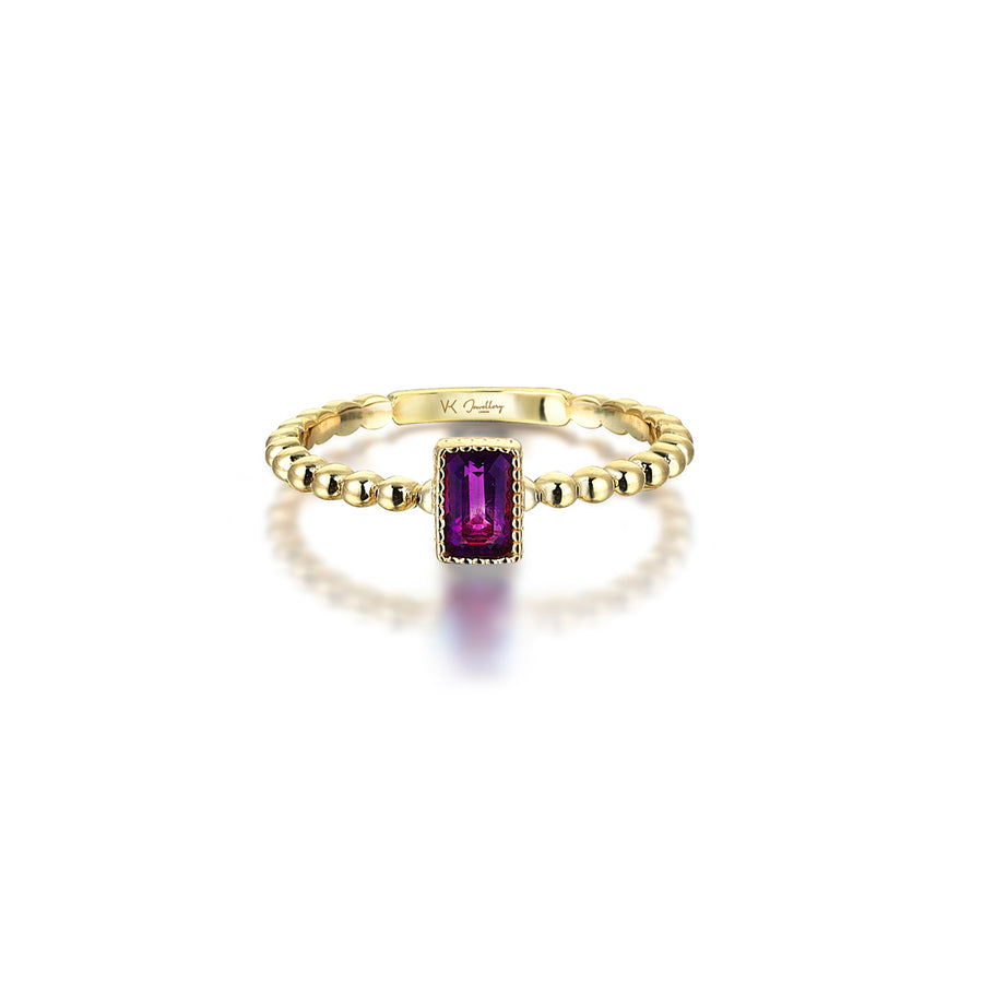 Nora Purple 14K Gold Ring