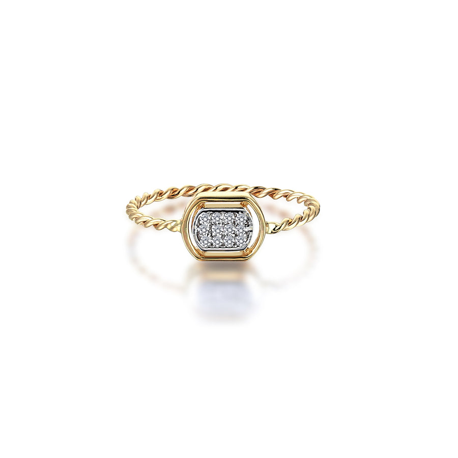 Serena Diamond 14K Gold Ring